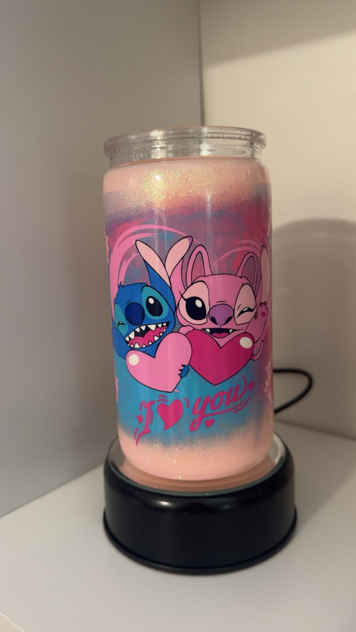 Lilo & Stitch Glow 16oz Plastic