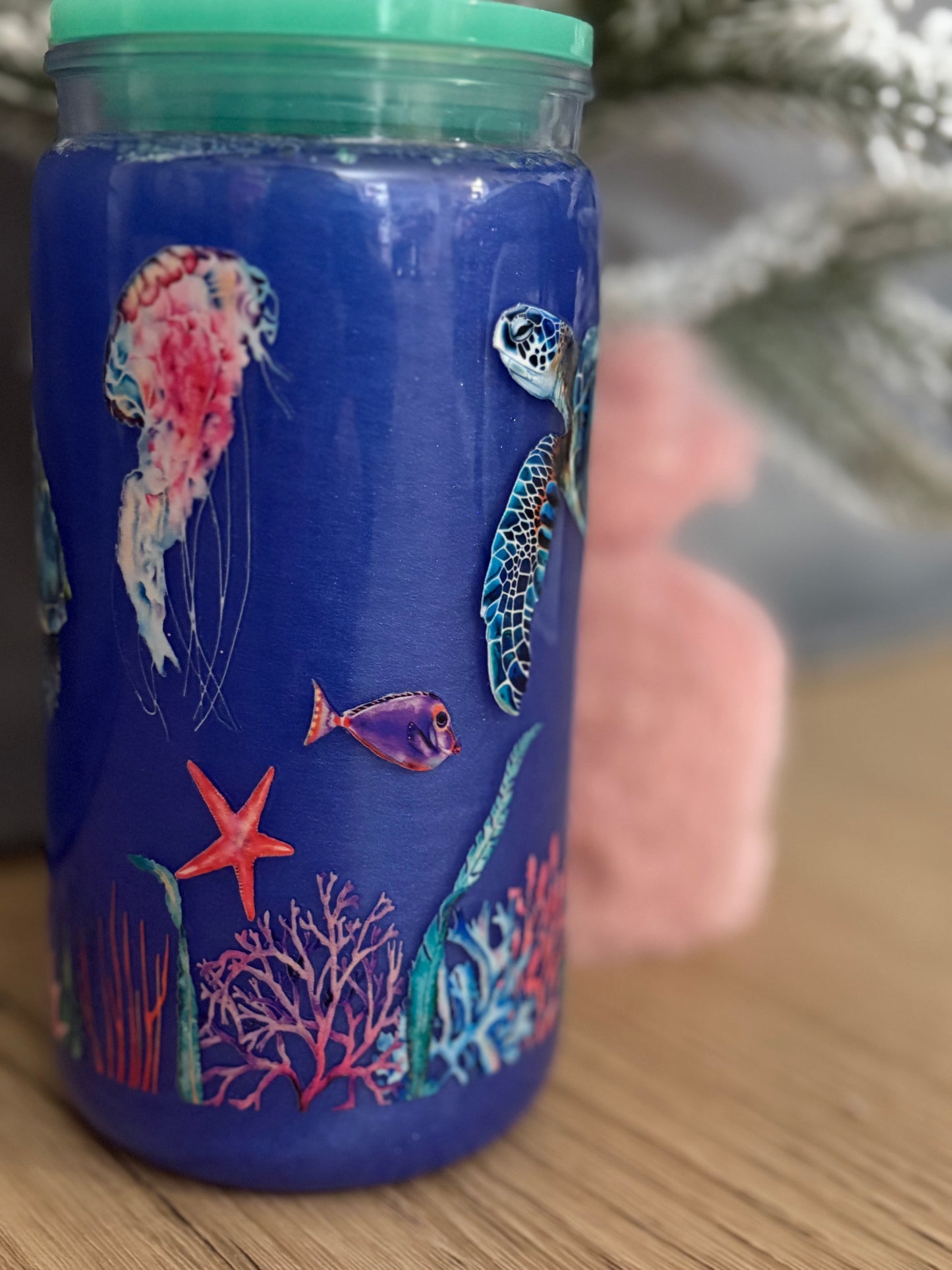 16oz Plastic Turtle beach vibe