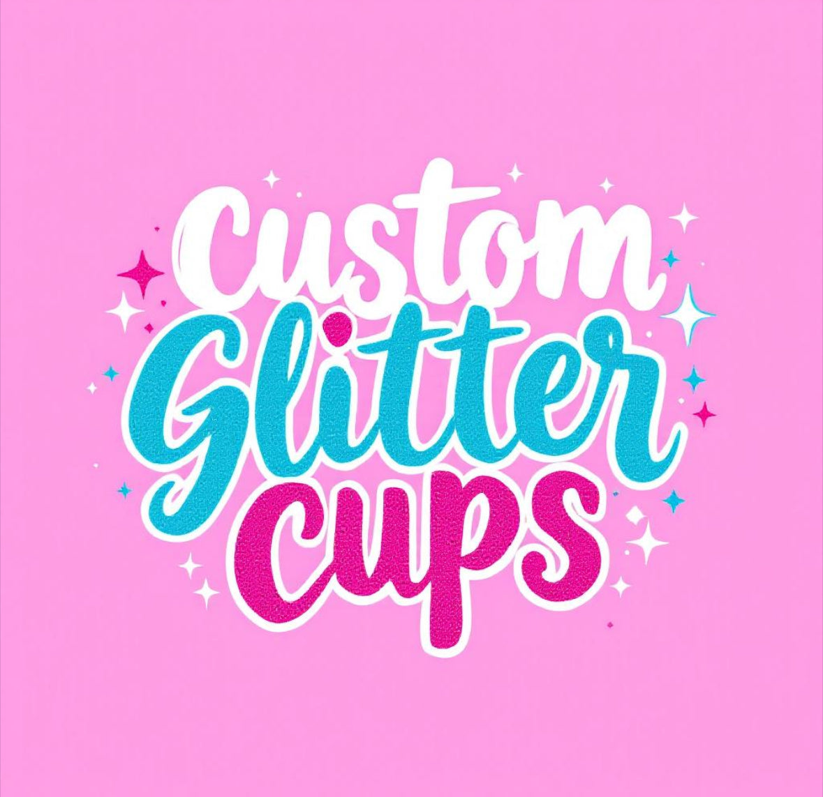 Glitter cups