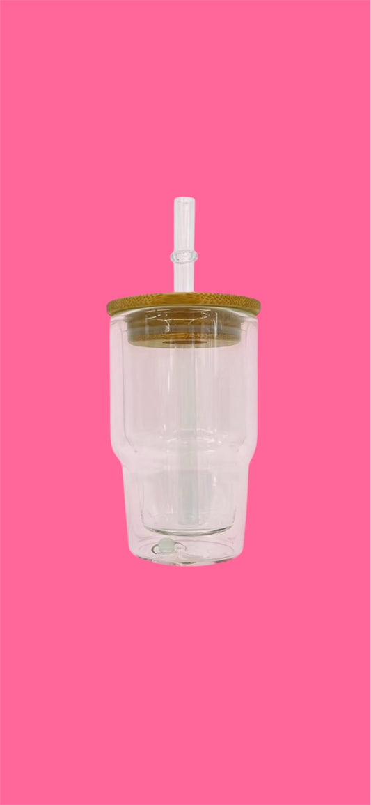 Make Your Own Snowglobe Glitter Cup Glass & Acrylic Tumblers- Various Sizes