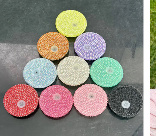Bling Rhinestone Lids