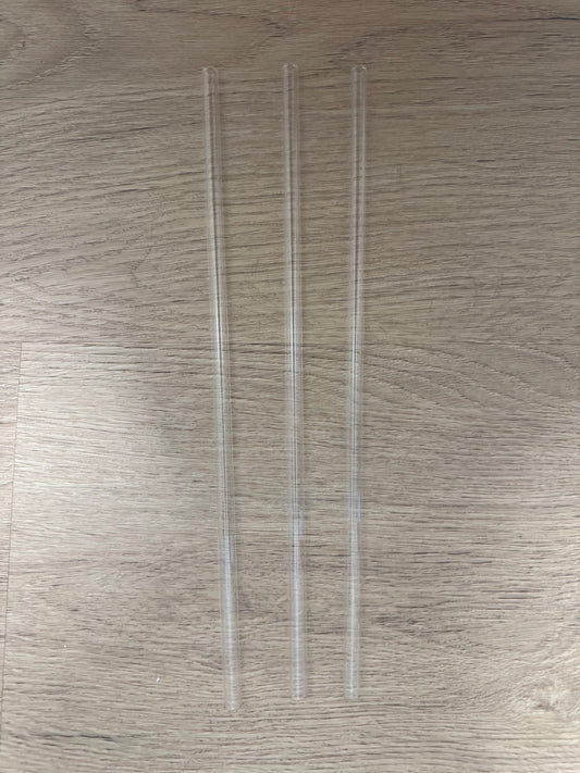 Glass Straight Straws Compatible For 24 & 40oz