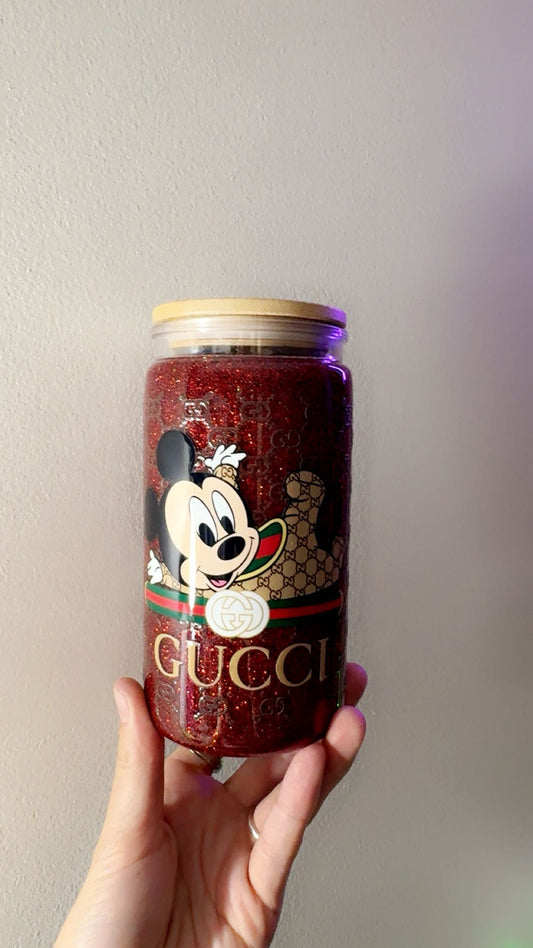 16oz Plastic Mickey Gucci