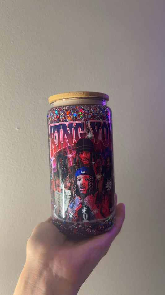 King Von 16oz Glass