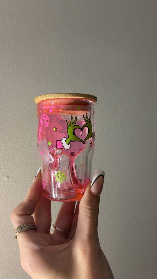 3oz Glass Grinch