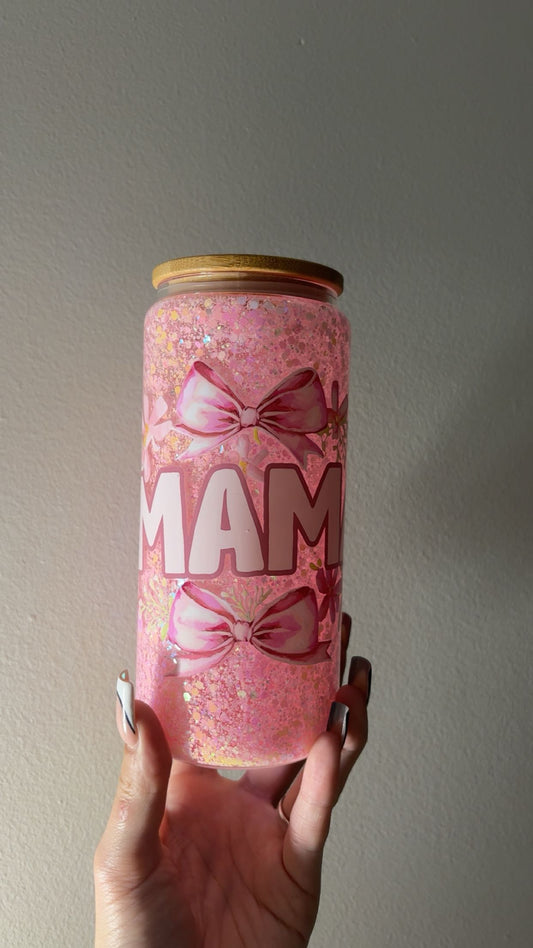 16oz Glass Mama