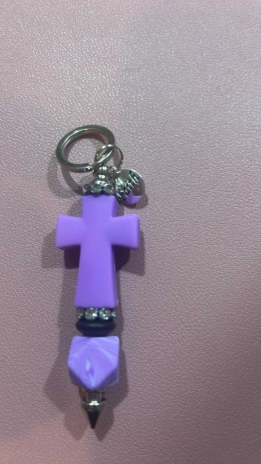 Cross Keychain