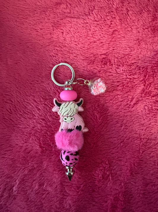 Highland Cow Keychain