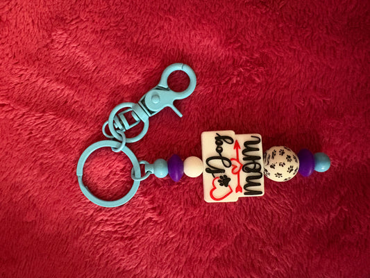 Dog Mom Keychain