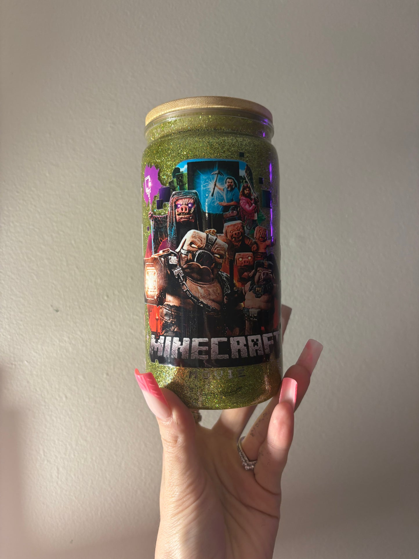 16oz Plastic Minecraft