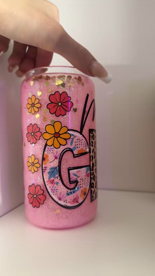 Mom Of Girls 16oz Acrylic